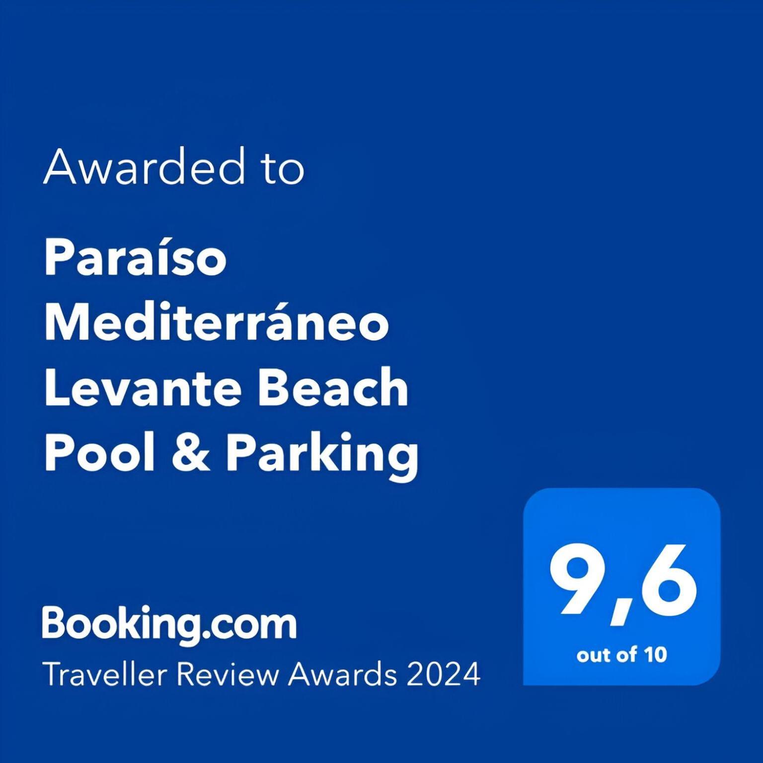 Paraiso Mediterraneo Levante Beach Pool & Parking Бенидорм Экстерьер фото